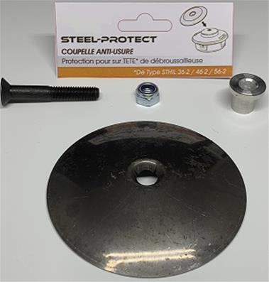 COUPELLE ANTI USURE STEEL PROTECT POUR TÊTE DE TYPE STIHL 36-2 / 46-2 / 56-2